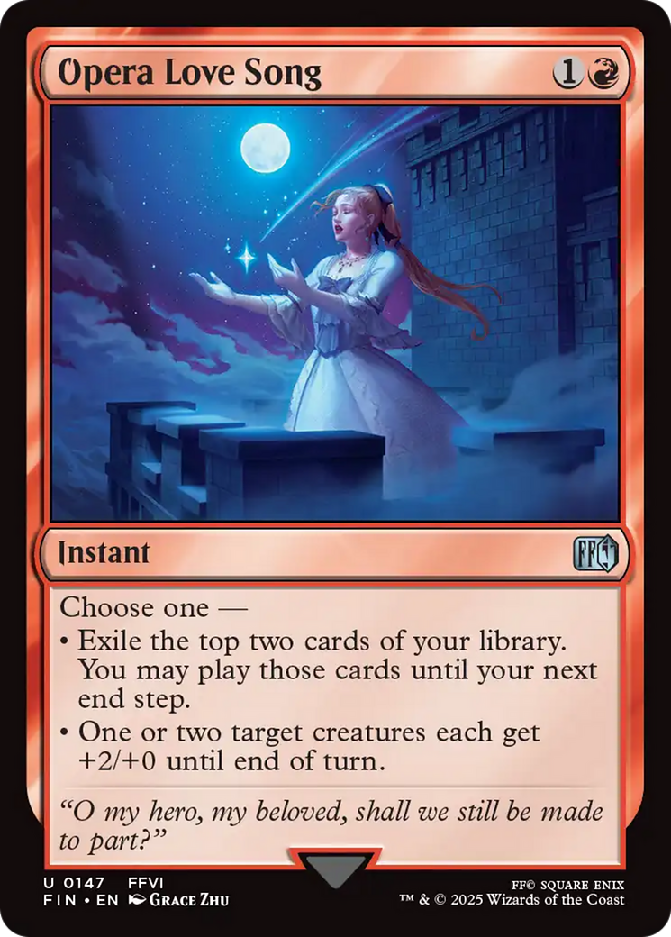 Opera Love Song - Instant used in Boros main decks