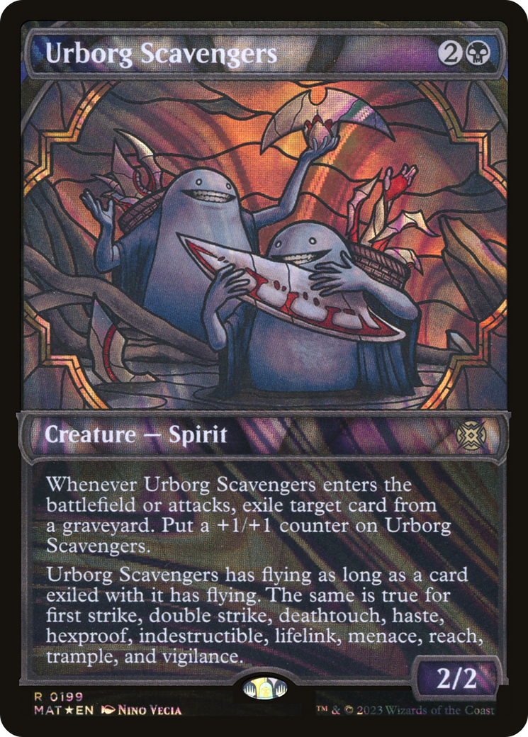 Urborg Scavengers - Rare Creature — Spirit card from March of the Machine: The Aftermath