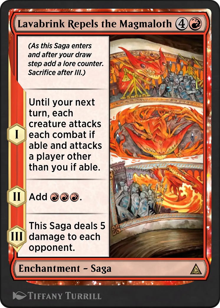 Maximum Carnage - Rare Enchantment — Saga card from Through the Omenpaths