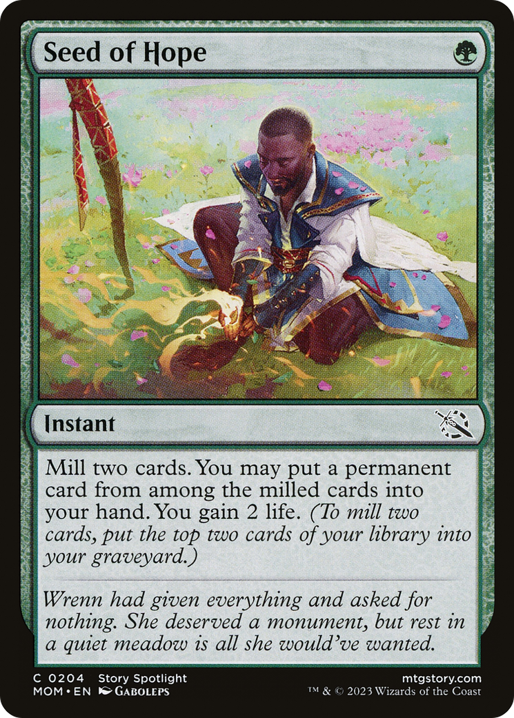 Seed of Hope - Common Instant card from March of the Machine