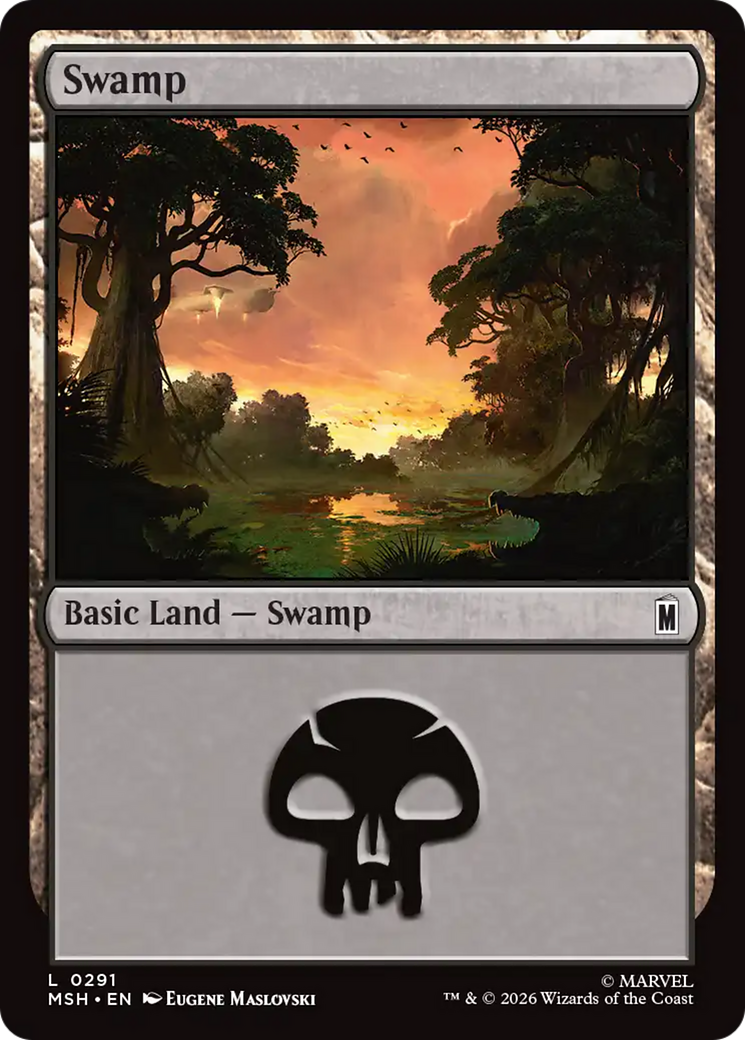 Swamp - Basic Land — Swamp used in Mardu main decks