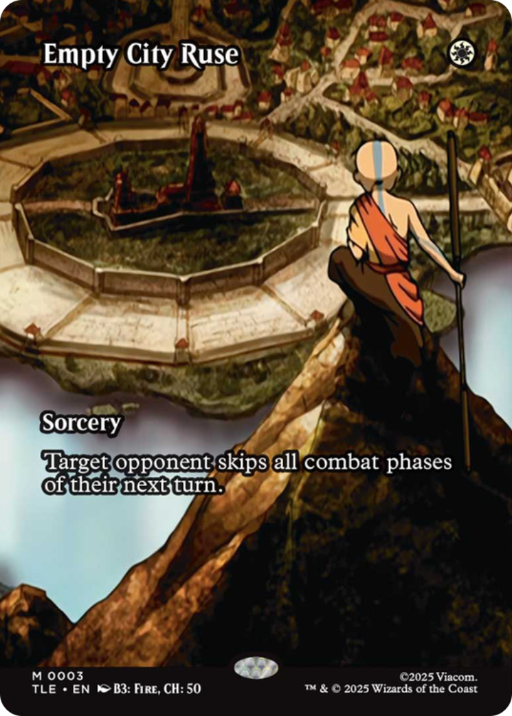 Empty City Ruse - Mythic Sorcery card from Avatar: The Last Airbender Eternal