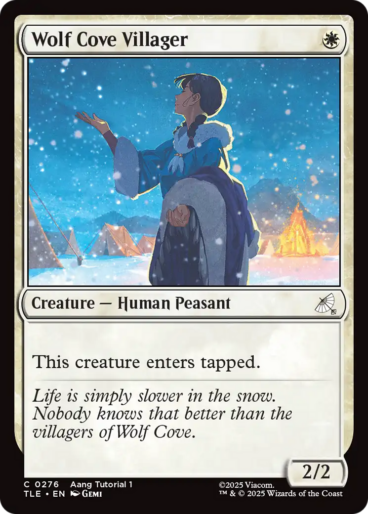 Wolf Cove Villager - Common Creature — Human Peasant card from Avatar: The Last Airbender Eternal