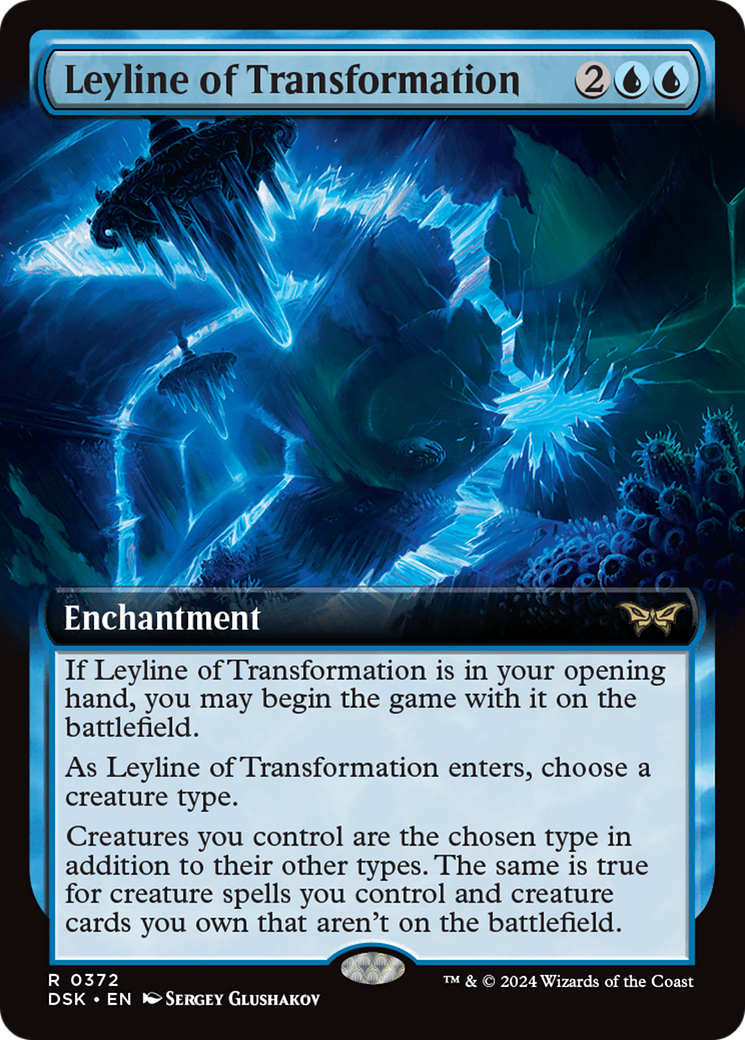 Leyline of Transformation - Rare Enchantment card from Duskmourn: House of Horror