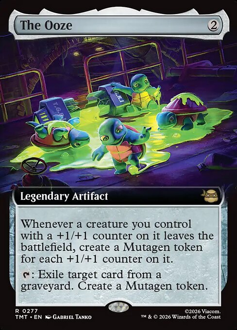 The Ooze - Rare card from Teenage Mutant Ninja Turtles