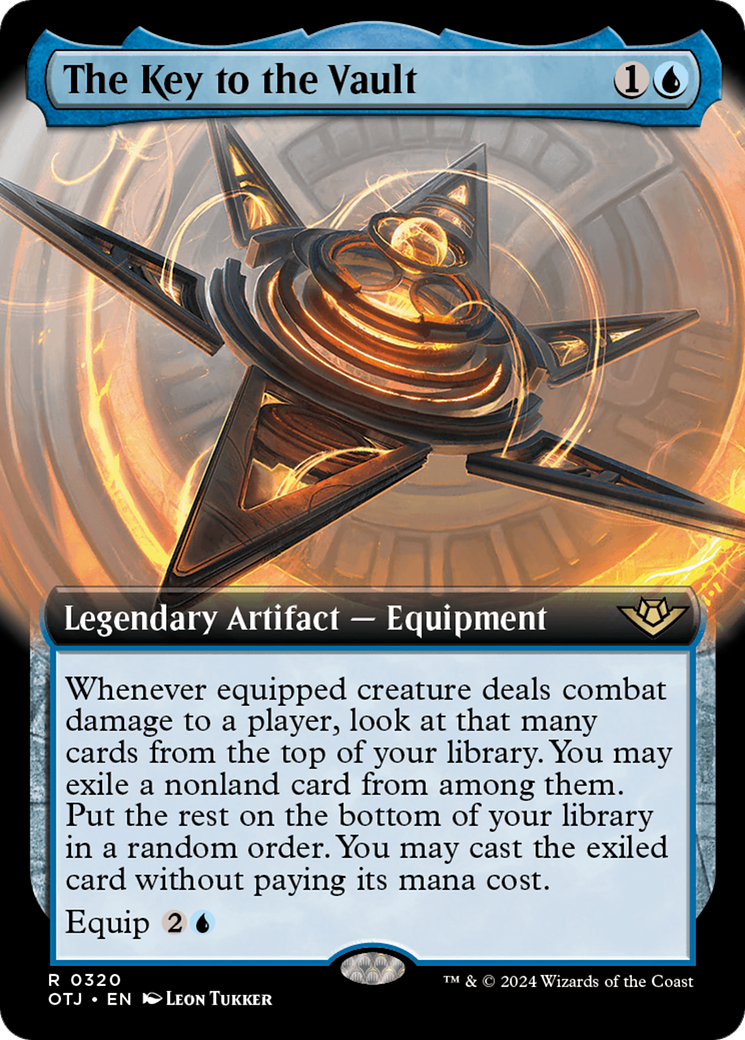 The Key to the Vault - Rare Legendary Artifact — Equipment card from Outlaws of Thunder Junction