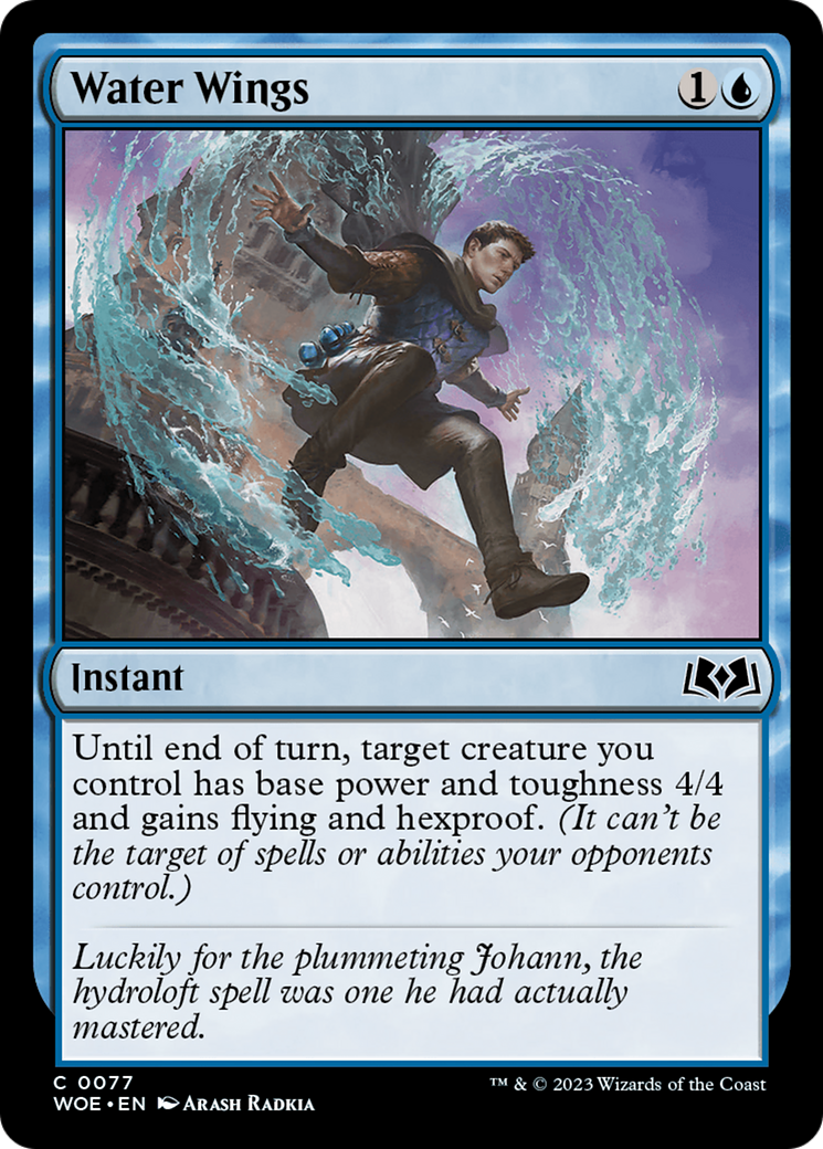 Water Wings - Common Instant card from Wilds of Eldraine