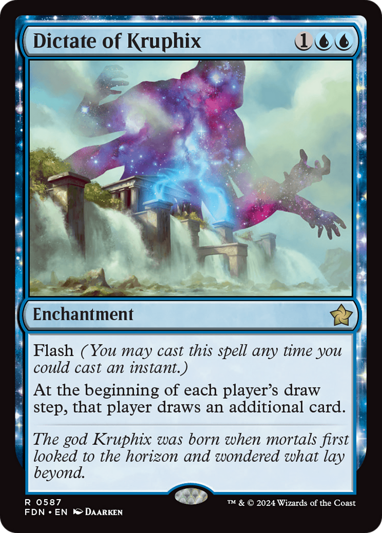 Dictate of Kruphix - Rare Enchantment card from Foundations