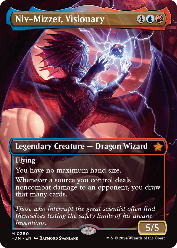 Niv-Mizzet, Visionary - Mythic Legendary Creature — Dragon Wizard card from Foundations