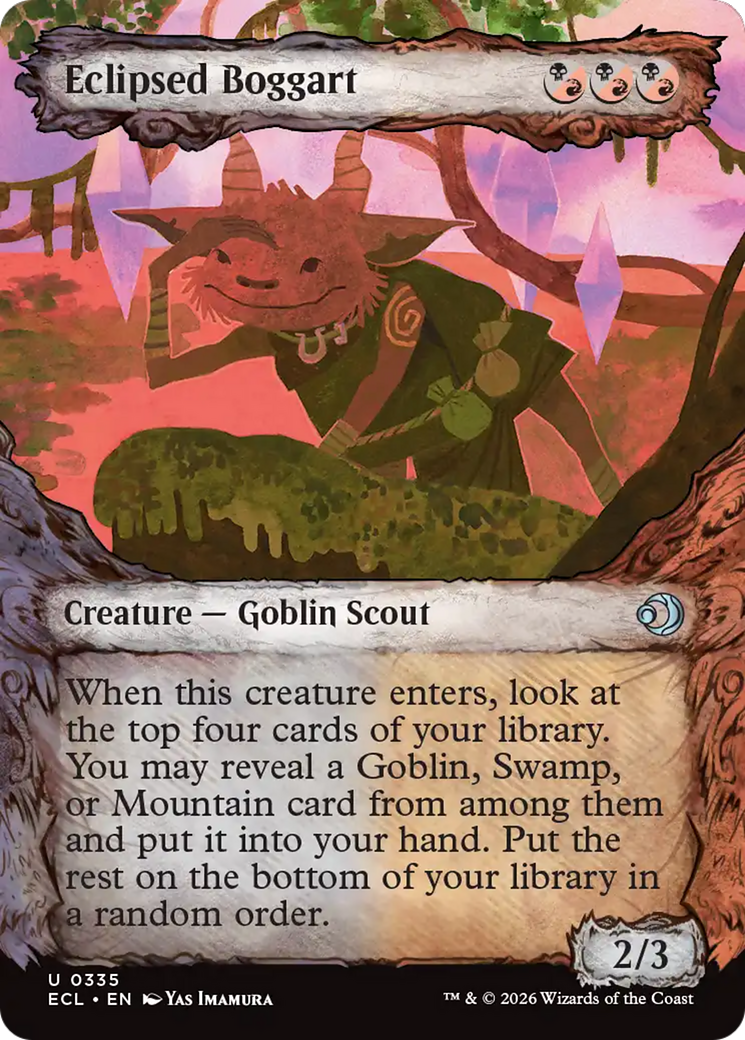 Eclipsed Boggart - Uncommon Creature — Goblin Scout card from Lorwyn Eclipsed