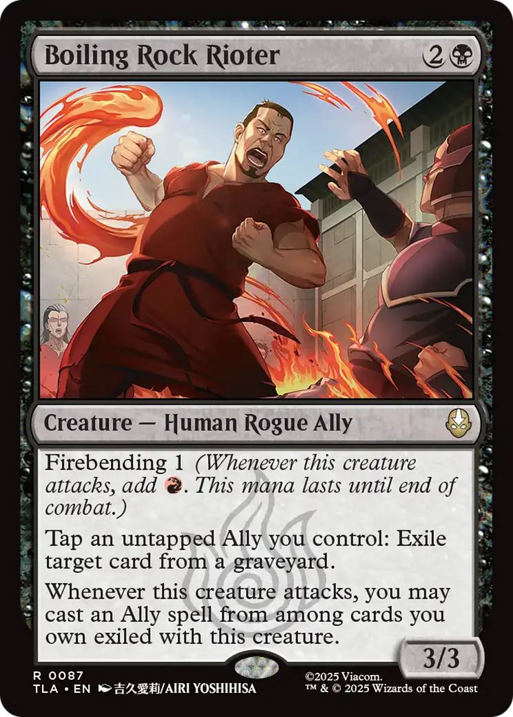 Boiling Rock Rioter - Creature — Human Rogue Ally used in 25.0% of Domain (Non-Red) sideboards