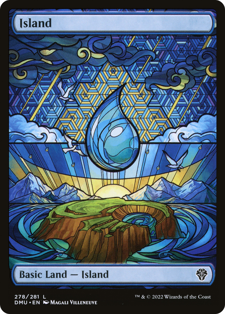 Island - Common Basic Land — Island card from Dominaria United