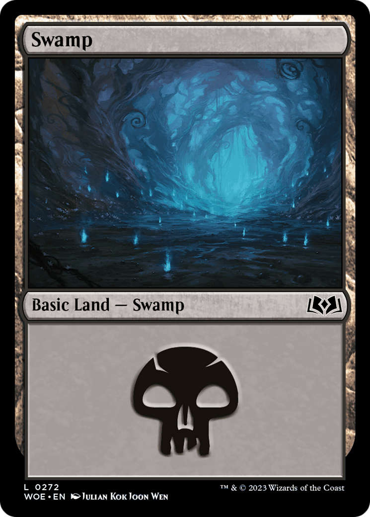 Swamp - Common Basic Land — Swamp card from Wilds of Eldraine