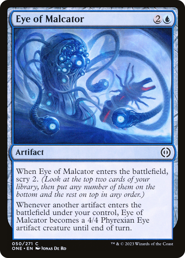 Eye of Malcator - Common Artifact card from Phyrexia: All Will Be One