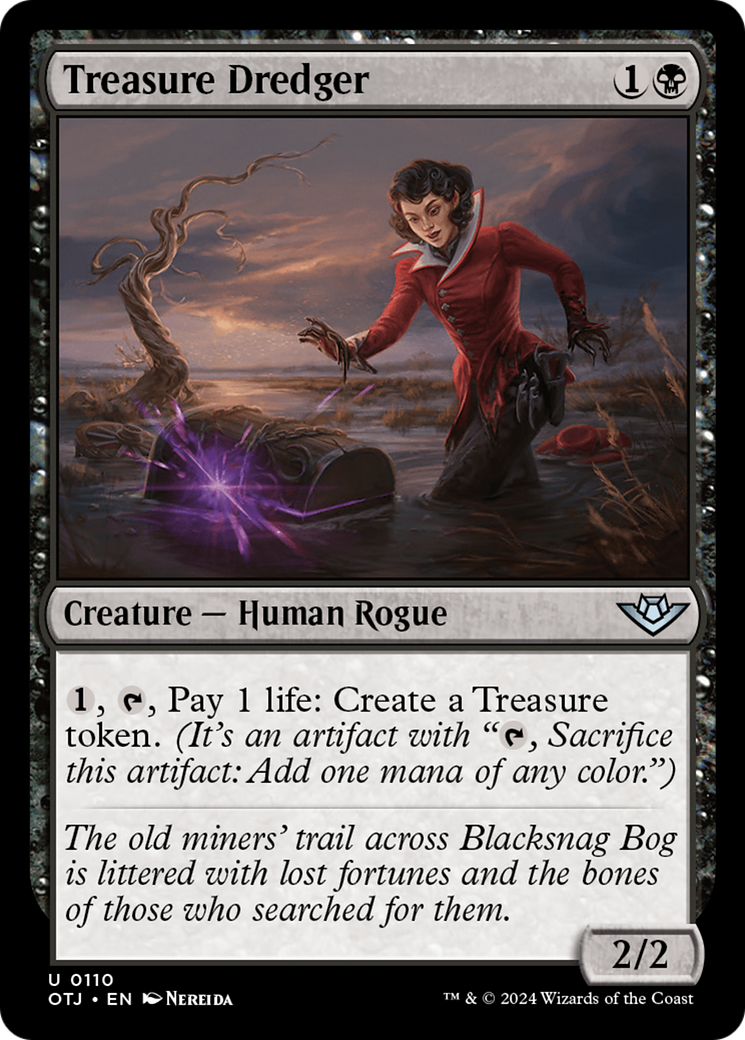 Treasure Dredger - Uncommon Creature — Human Rogue card from Outlaws of Thunder Junction