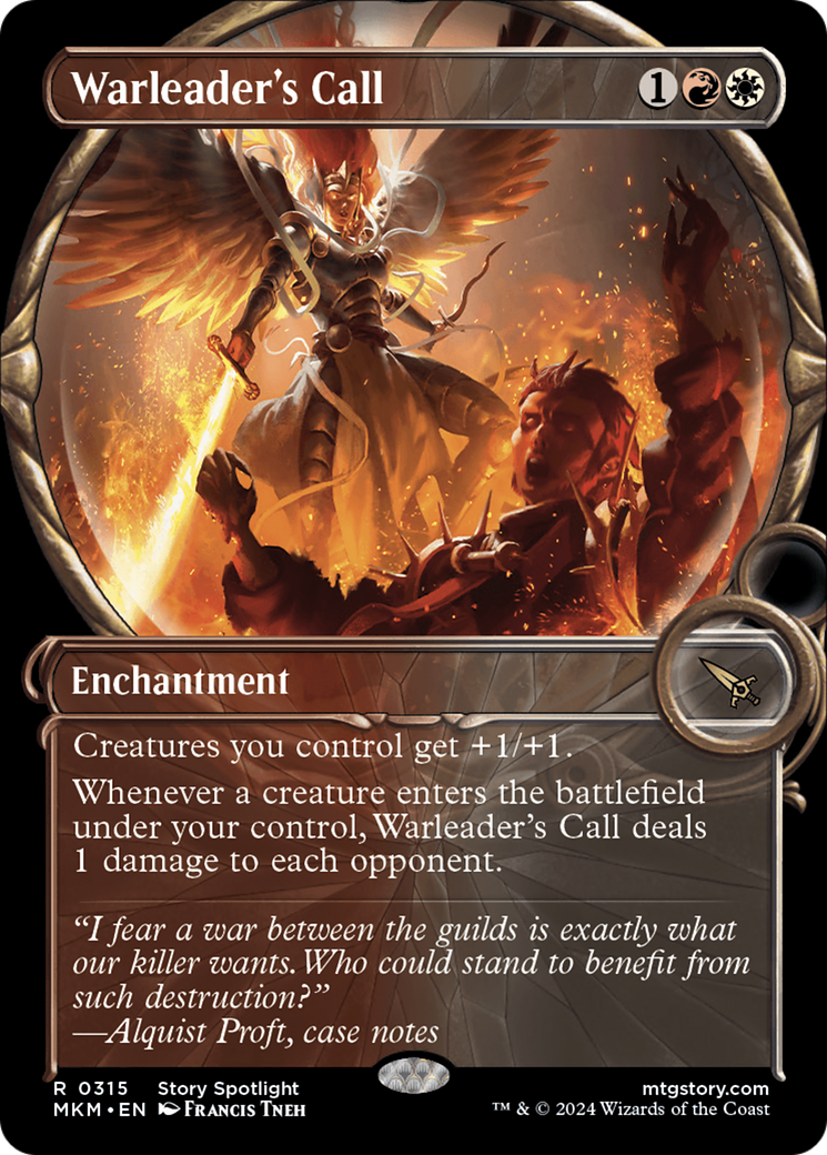 Warleader's Call - Rare Enchantment card from Murders at Karlov Manor