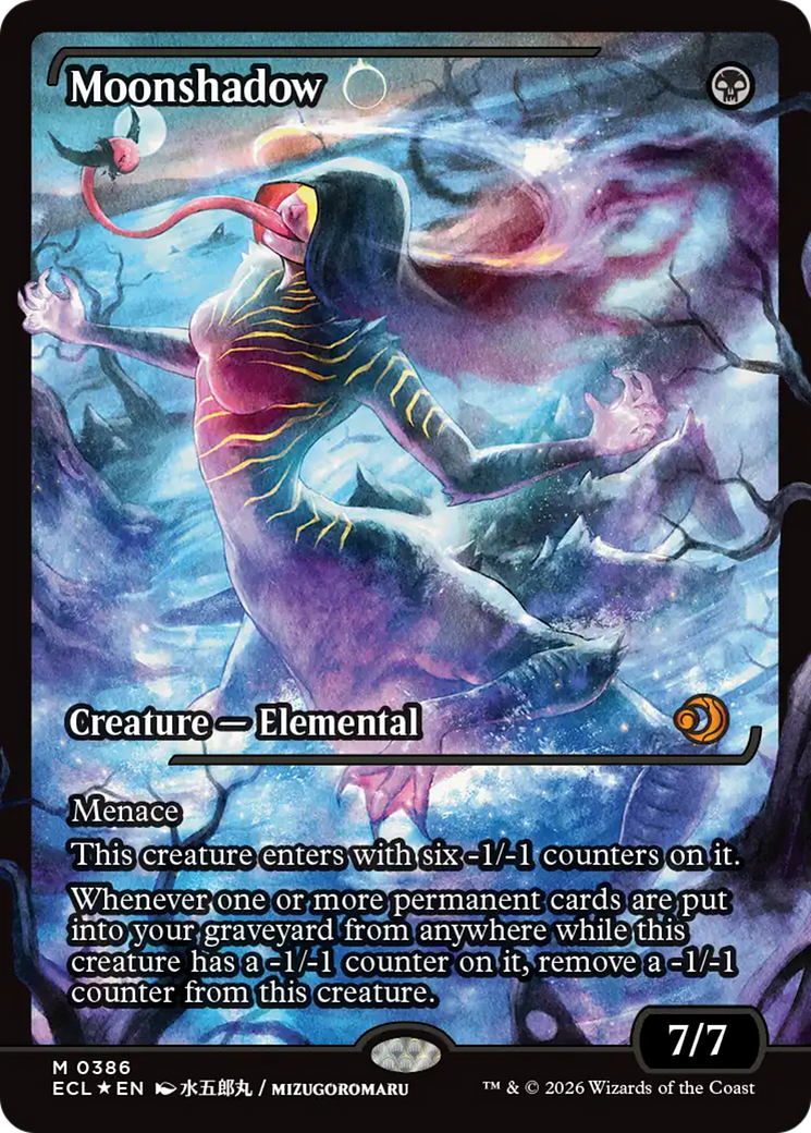 Moonshadow - Mythic Creature — Elemental card from Lorwyn Eclipsed