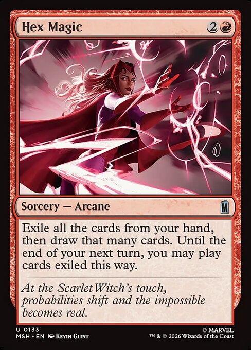 Hex Magic - Uncommon card from Marvel Super Heroes