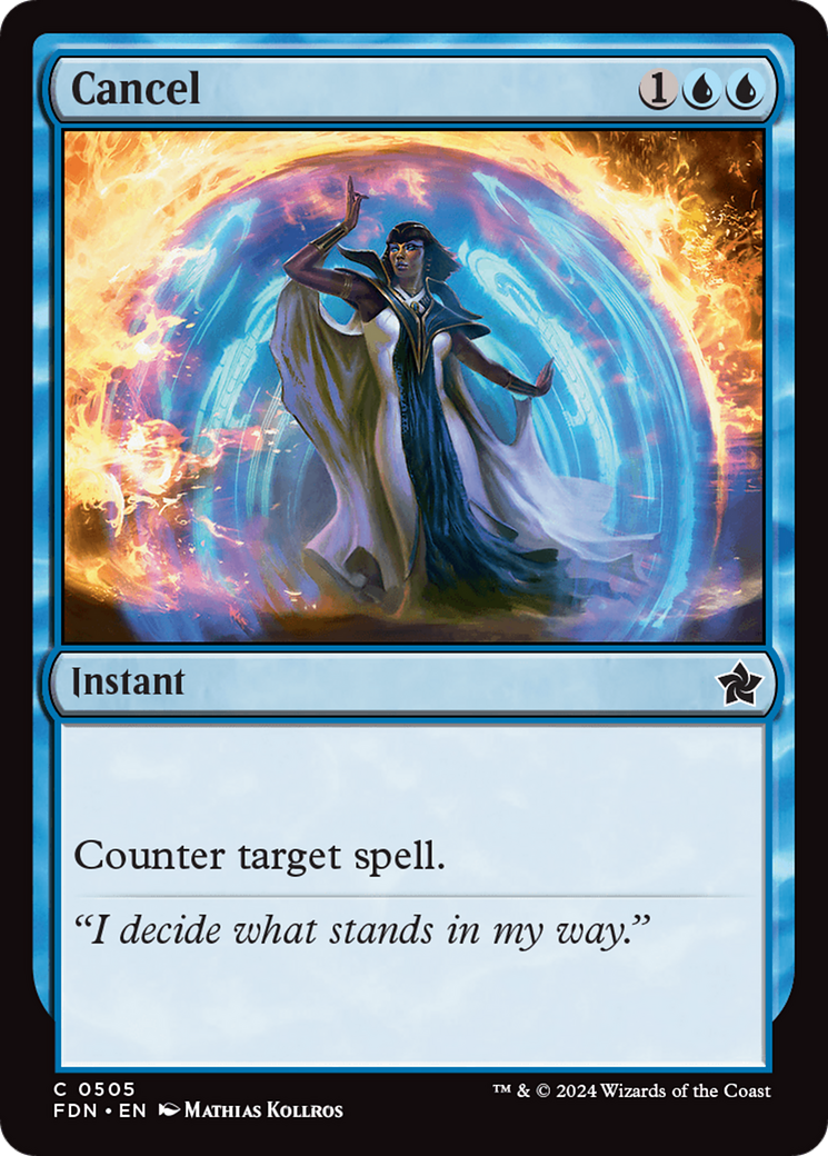 Cancel - Common Instant card from Foundations