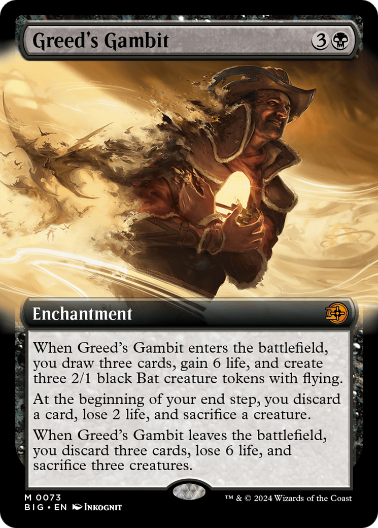 Greed's Gambit - Mythic Enchantment card from The Big Score