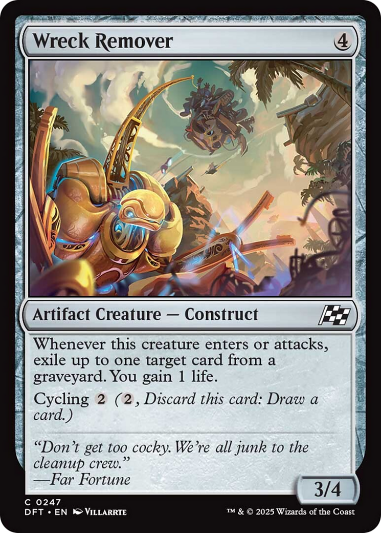 Wreck Remover - Common Artifact Creature — Construct card from Aetherdrift