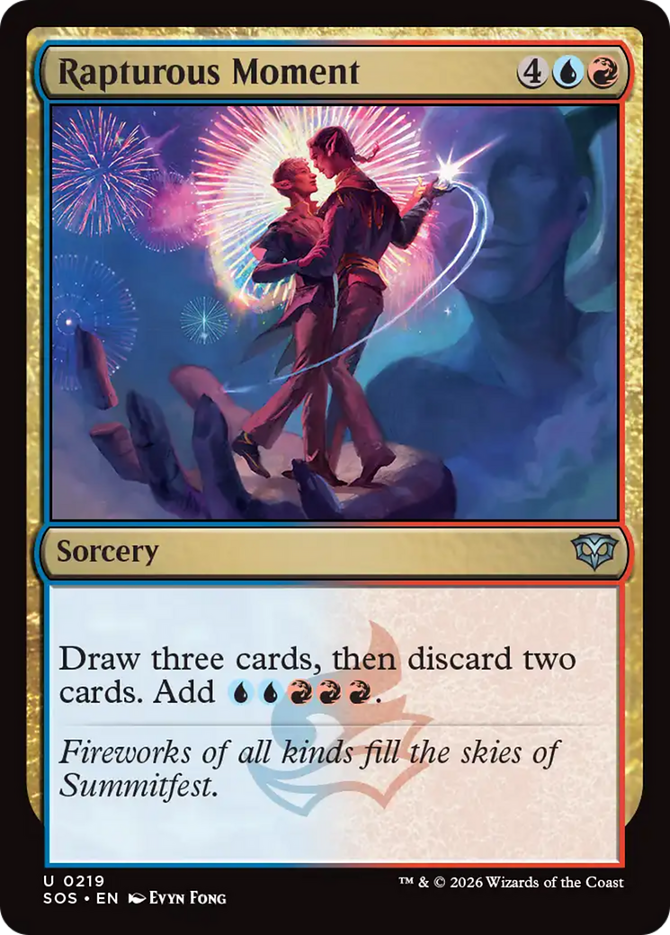 Rapturous Moment - Uncommon Sorcery card from Secrets of Strixhaven