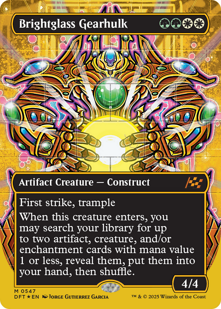 Brightglass Gearhulk - Mythic Artifact Creature — Construct card from Aetherdrift