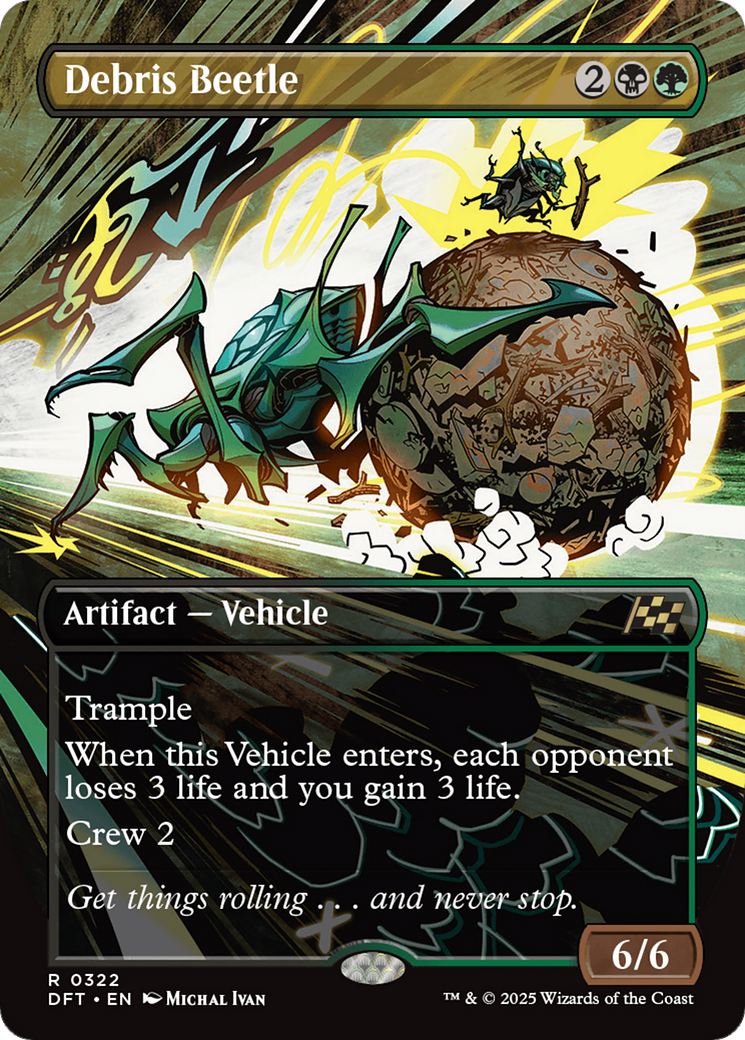 Debris Beetle - Rare Artifact — Vehicle card from Aetherdrift