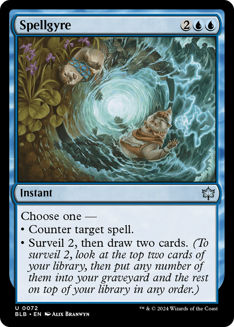 Spellgyre - Uncommon Instant card from Bloomburrow
