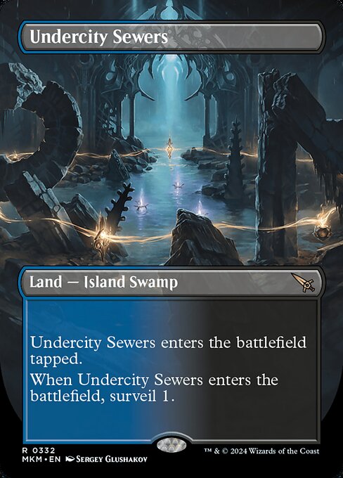 Undercity Sewers - Rare card from Murders at Karlov Manor