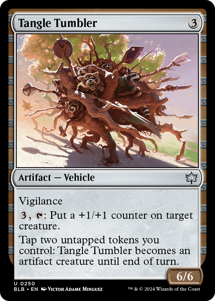 Tangle Tumbler - Uncommon Artifact — Vehicle card from Bloomburrow