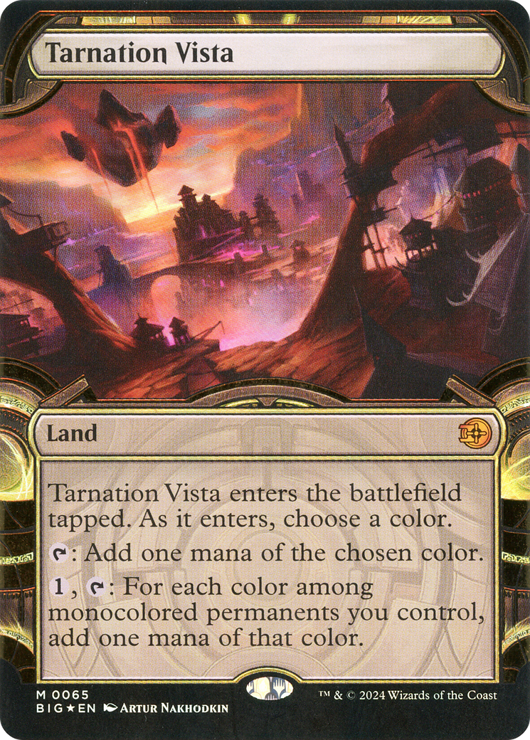 Tarnation Vista - Mythic Land card from The Big Score