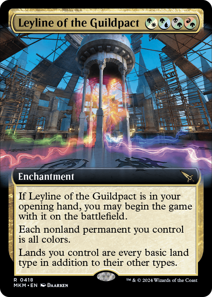 Leyline of the Guildpact - Rare Enchantment card from Murders at Karlov Manor