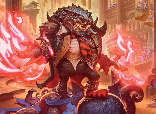 Pompous Battlemage // Improvised Act