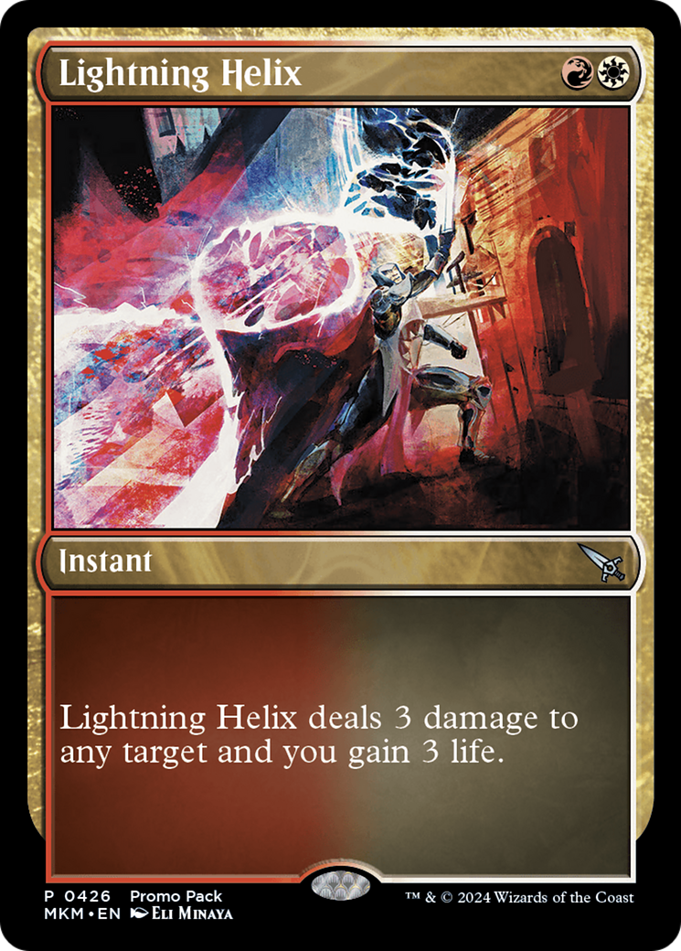 Lightning Helix - Uncommon Instant card from Murders at Karlov Manor