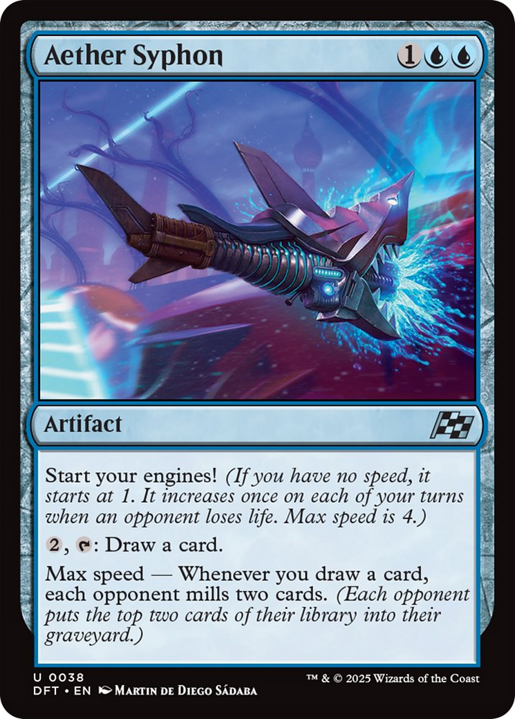 Aether Syphon - Uncommon Artifact card from Aetherdrift