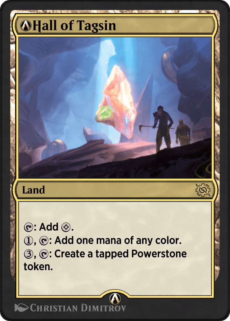 A-Hall of Tagsin - Rare Land card from BRO