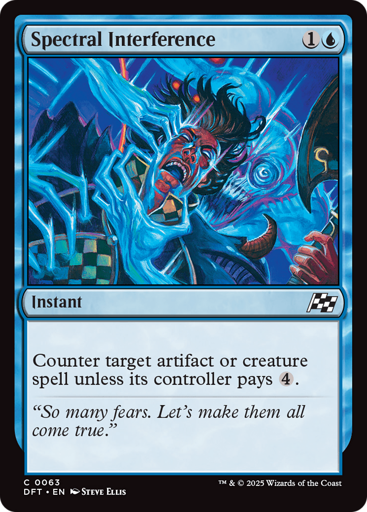 Spectral Interference - Common Instant card from Aetherdrift