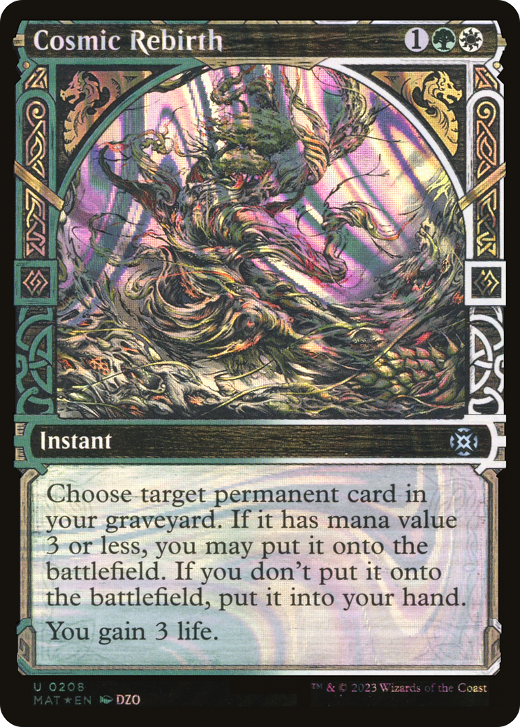 Cosmic Rebirth - Uncommon Instant card from March of the Machine: The Aftermath