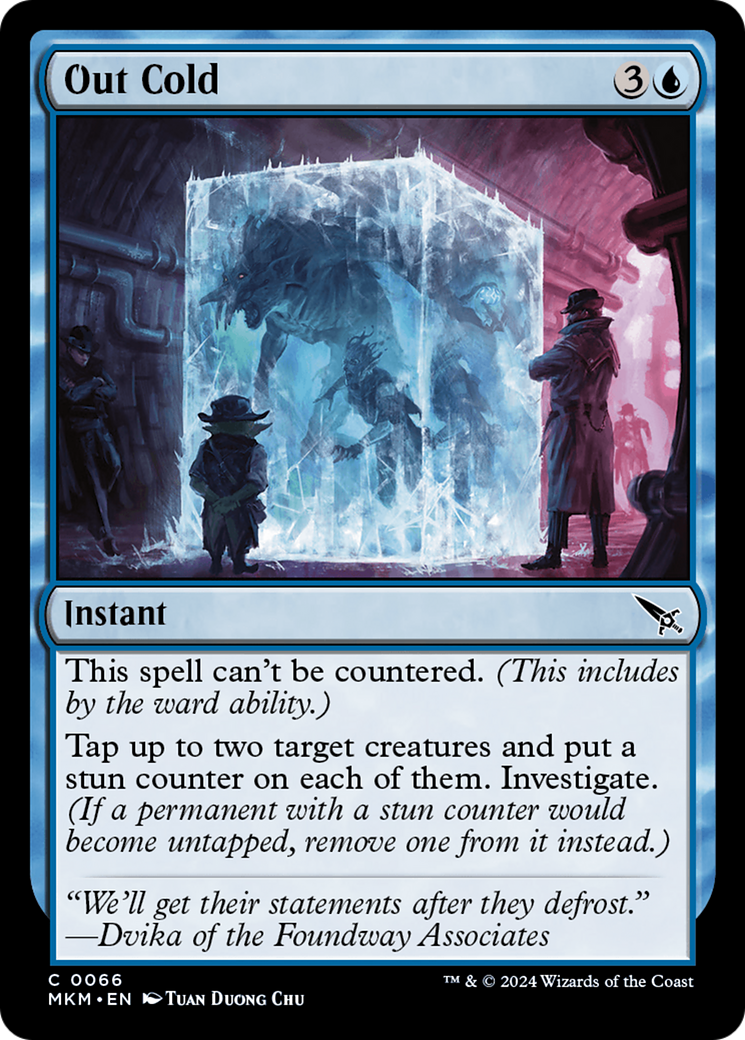 Out Cold - Common Instant card from Murders at Karlov Manor