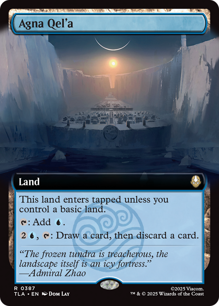 Agna Qel'a - Rare Land card from Avatar: The Last Airbender