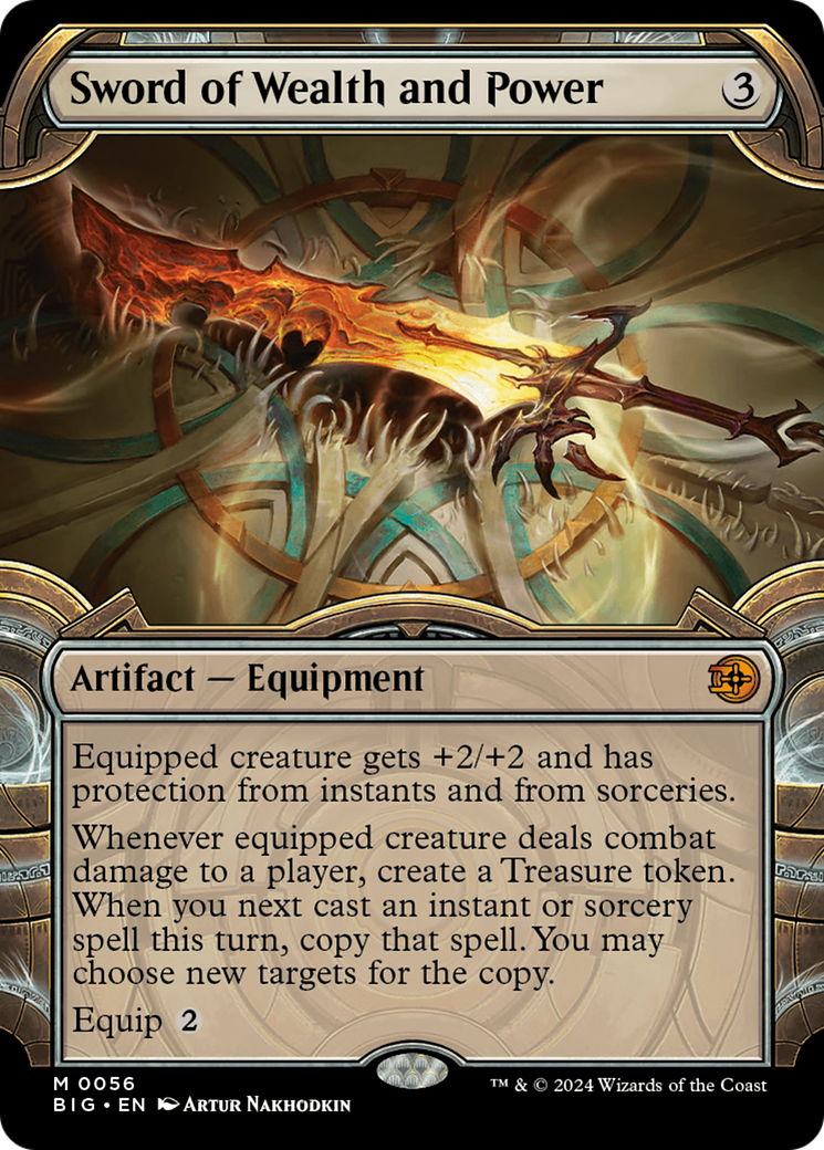 Sword of Wealth and Power - Mythic Artifact — Equipment card from The Big Score