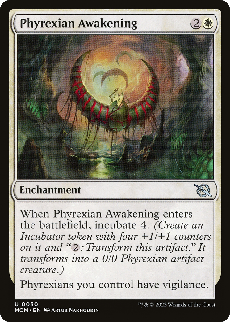 Phyrexian Awakening - Uncommon Enchantment card from March of the Machine