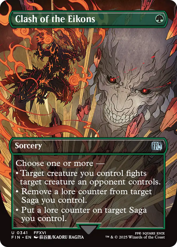 Clash of the Eikons - Uncommon Sorcery card from Final Fantasy
