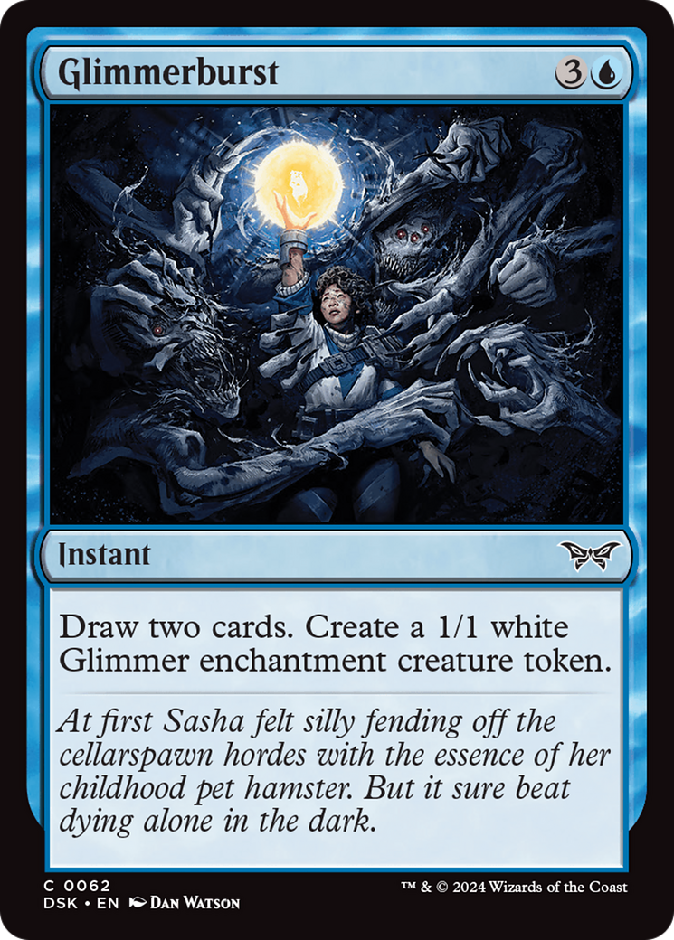 Glimmerburst - Common Instant card from Duskmourn: House of Horror