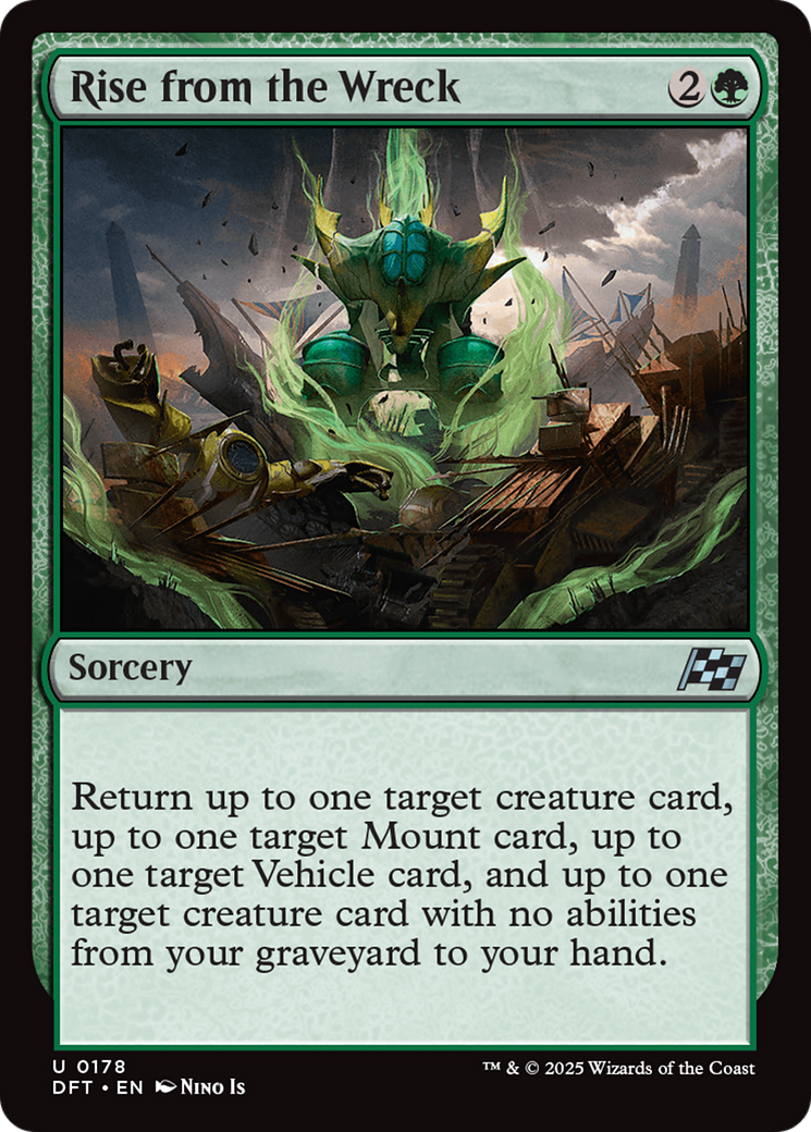 Rise from the Wreck - Uncommon Sorcery card from Aetherdrift