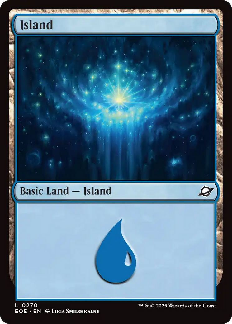 Island - Common Basic Land — Island card from Edge of Eternities