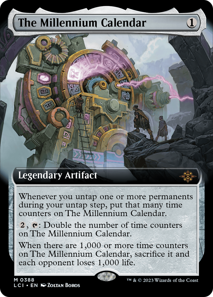 The Millennium Calendar - Mythic Legendary Artifact card from The Lost Caverns of Ixalan