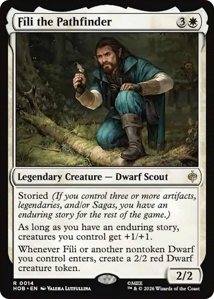 Fíli the Pathfinder - Rare Legendary Creature — Dwarf Scout card from The Hobbit