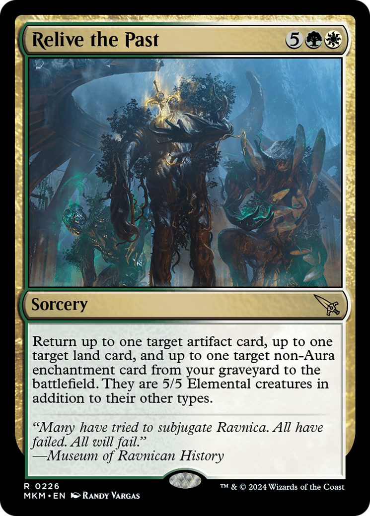 Relive the Past - Rare Sorcery card from Murders at Karlov Manor